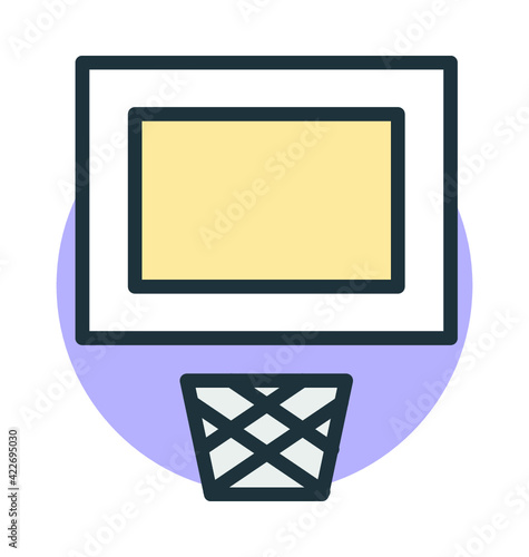 Backboard Vector Icon