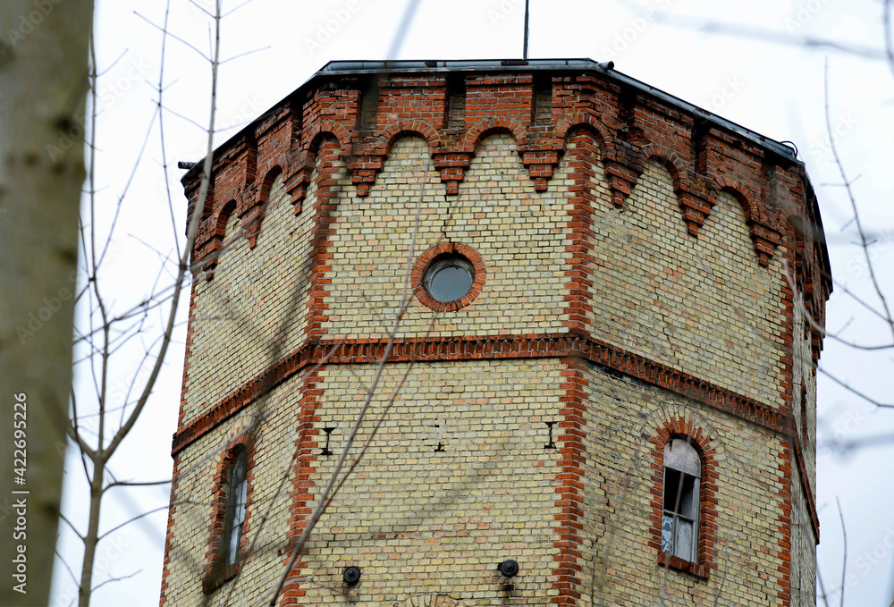 water tower called the Mariusz Gajdek water tower built in the 2nd half