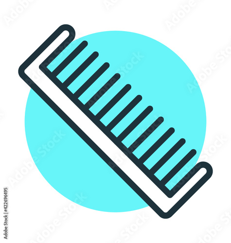 Comb Vector Icon 