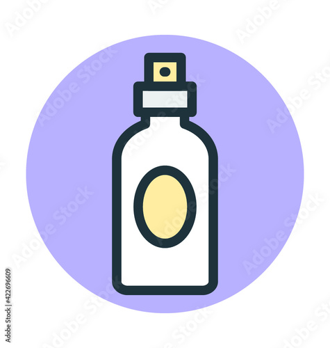 Hair Spray Vector Icon