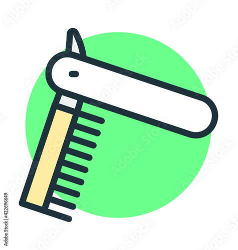 Barber Razor Vector Icon