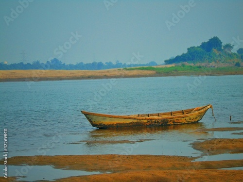 boat on the river