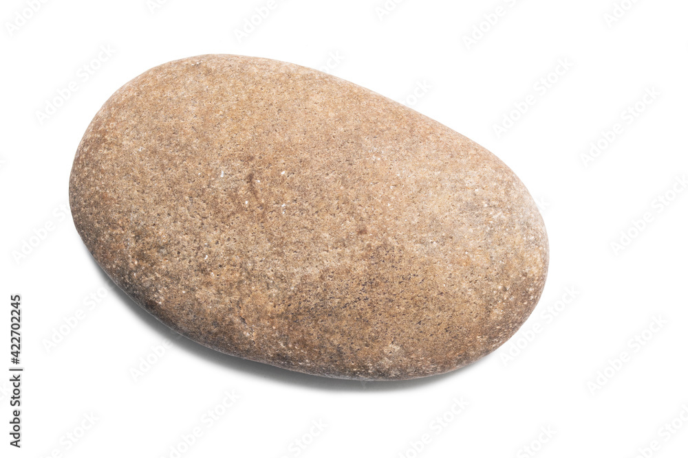 Pebble stone isolated Pebble stone isolated