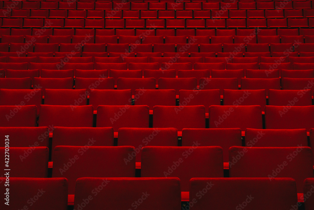 Empty seats in a concert hall Empty seats in a concert hall