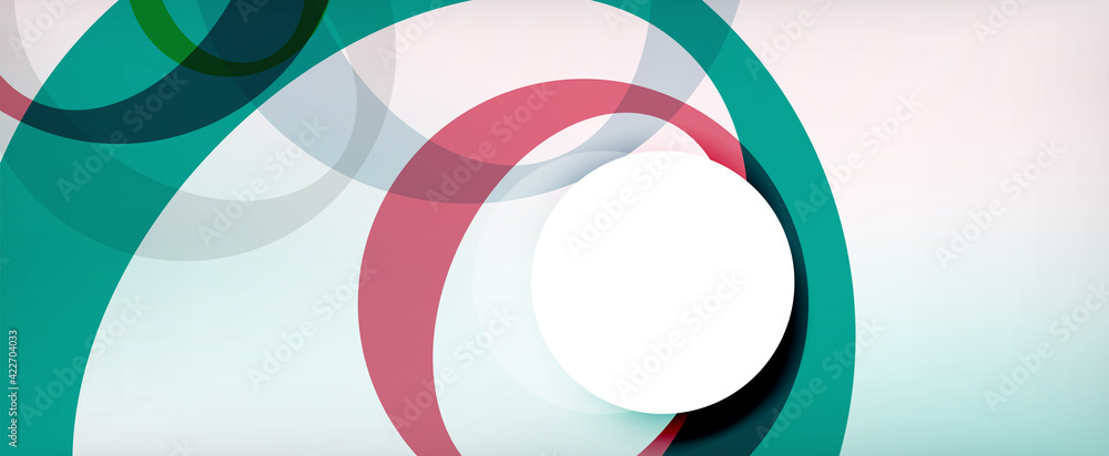 Ring geometric shapes, o letter repetition wallpaper. Abstract background for business or technology presentations, internet posters or web brochure covers Ring geometric shapes, o letter repetition wallpaper. Abstract background for business or technology presentations, internet posters or web brochure covers