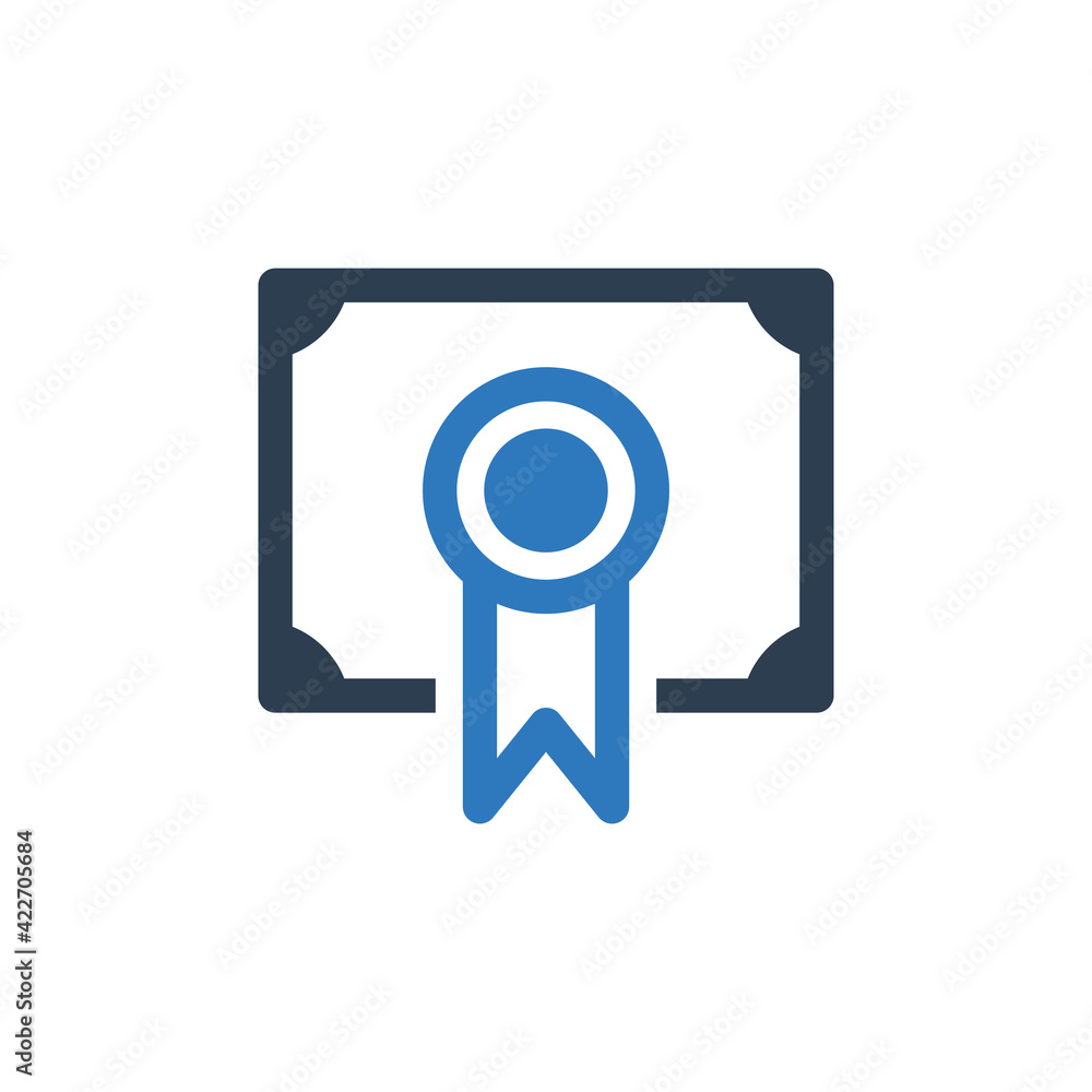 diploma certificate and achievement icon diploma certificate and achievement icon