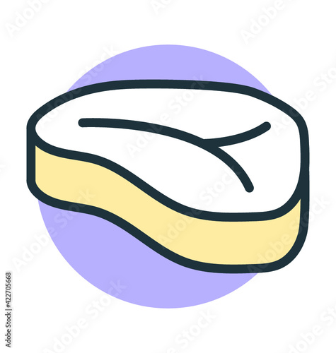 Steak Vector Icon