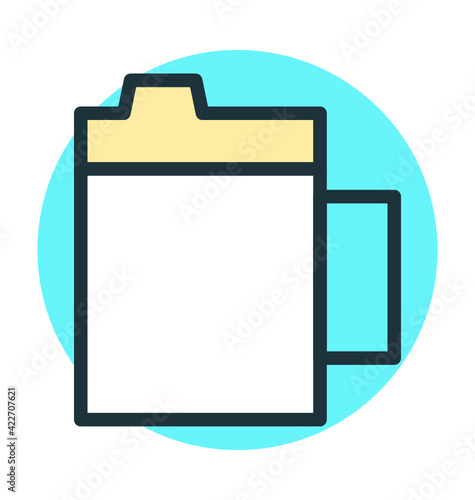 Baby Cup Vector Icon