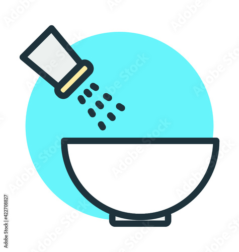 Seasoning Vector Icon

