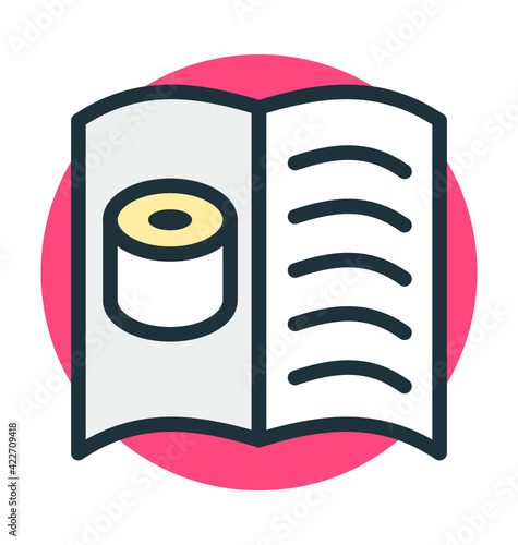 Recipe Book Vector Icon