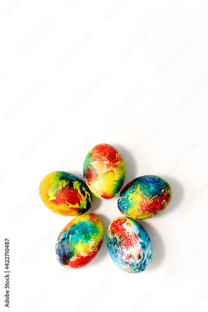 Easter eggs, hand-painted with acrylic paints, art. Easter eggs, hand-painted with acrylic paints, art.