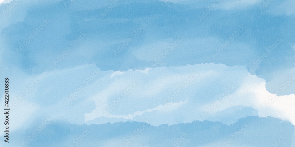 Blue watercolor art background paper Blue watercolor art background paper