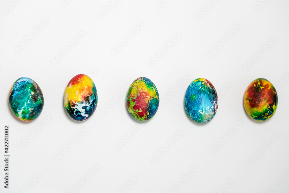 Easter eggs, hand-painted with acrylic paints, art. Easter eggs, hand-painted with acrylic paints, art.