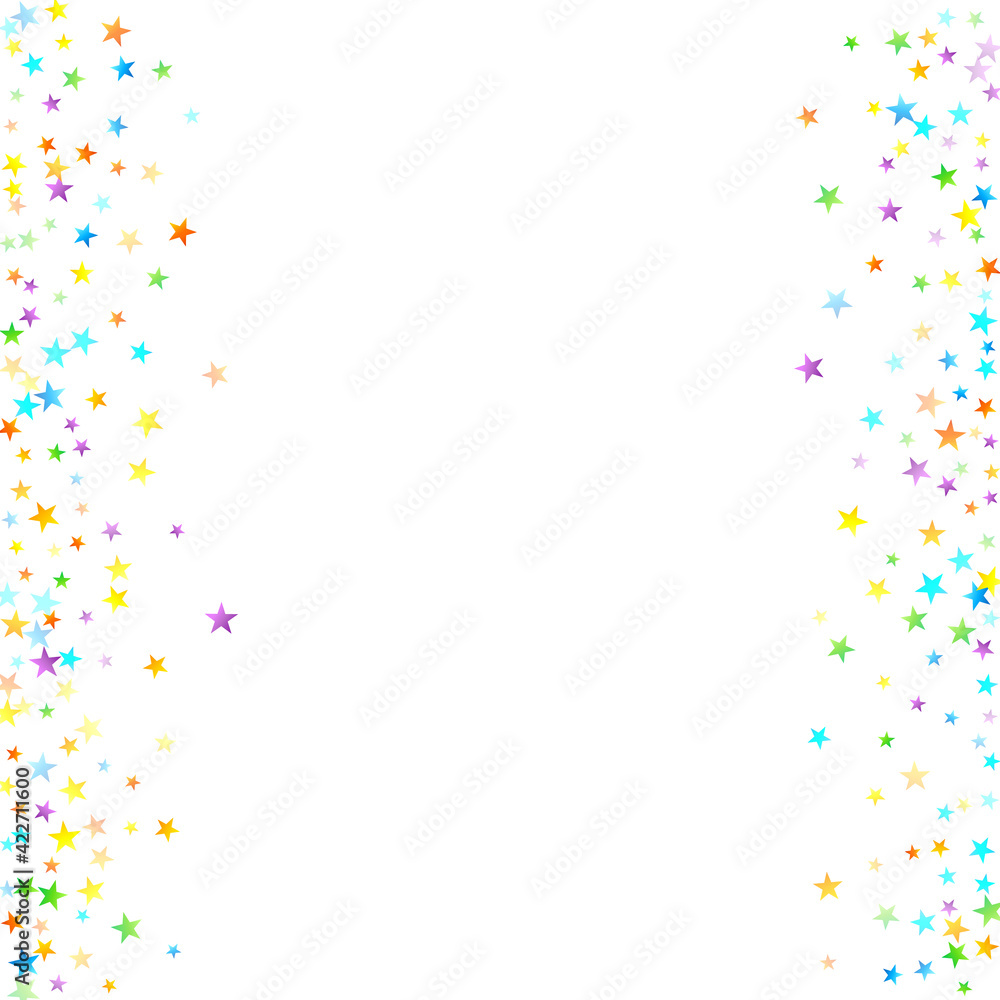 Rainbow Festive Confetti. Carnival Star Falling. Rainbow Festive Confetti. Carnival Star Falling.