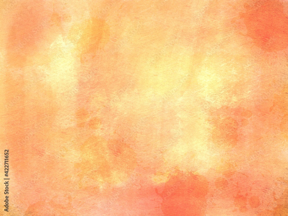 Vorlage Hintergrund altes Papier Papyrus Putz Arbeitsfläche Küche Wand Muster schmutzig befleckt verwaschen alt grunge hell pastell orange gelb edel vintage