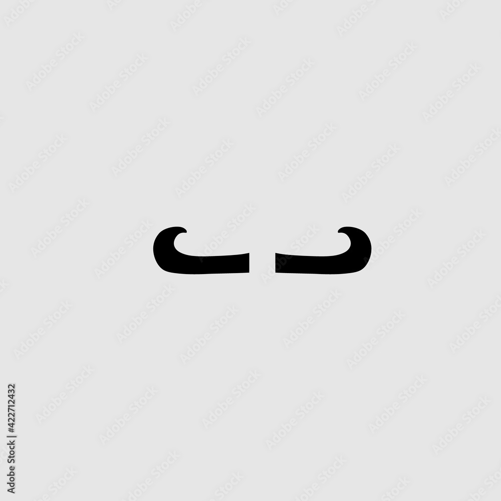 Retro mustache flat icon. Simple style Retro man fashion symbol. Logo design element. T-shirt printing. eps10. Vector for sticker. Retro mustache flat icon. Simple style Retro man fashion symbol. Logo design element. T-shirt printing. eps10. Vector for sticker.