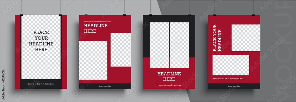 Poster template. Easy to adapt to brochure, annual report, magazine, poster, card, corporate presentation, portfolio, flyer, banner, website, app	