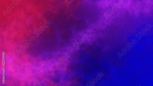 Gradient Smoke Cloud Red Blue Purple Abstract Background. Video Game, Card, Banner, Promotion, Template, Presentation, Education, Sports, Website.