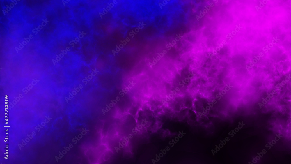 Gradient Smoke Cloud Blue Purple Abstract Background. Video Game, Card, Banner, Promotion, Template, Presentation, Education, Sports, Website.