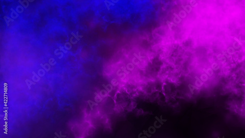 Gradient Smoke Cloud Blue Purple Abstract Background. Video Game, Card, Banner, Promotion, Template, Presentation, Education, Sports, Website.