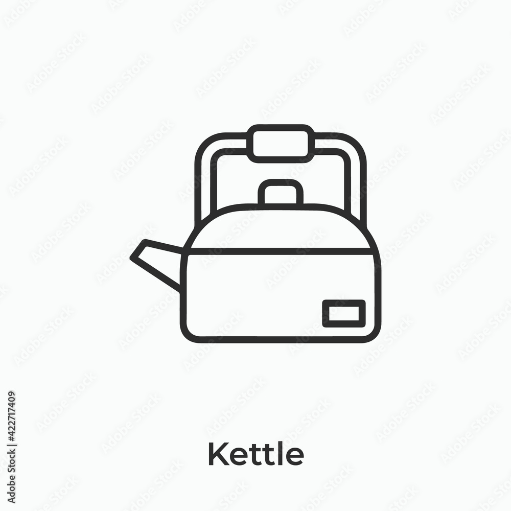 kettle icon vector sign symbol kettle icon vector sign symbol