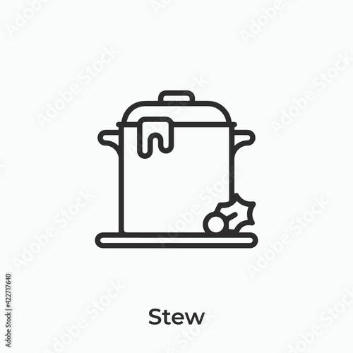 strew icon vector sign symbol