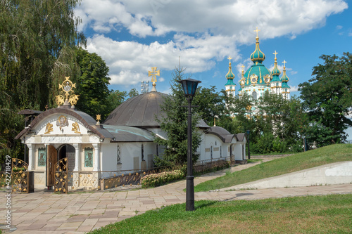 Obraz na płótnie Church of the Tithes in Kiev, Ukraine w salonie