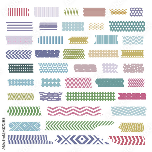 Mini washi tape strips, washy tape ordecorative adhesive strips