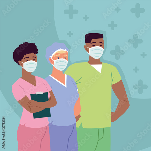 nurses characters portrait