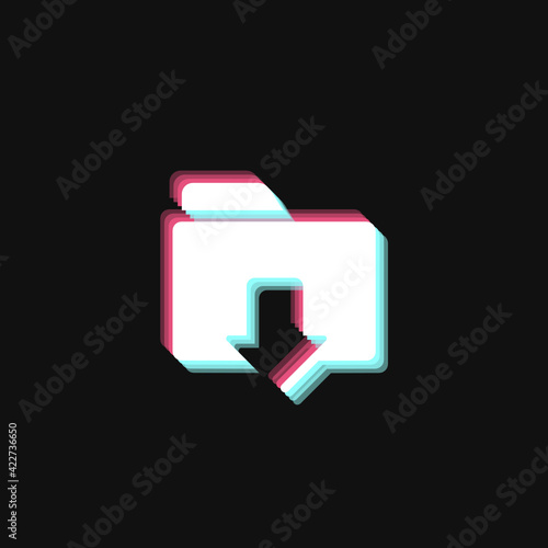 Download Folder - 3D Effect