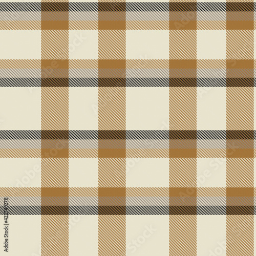 Brown Ombre Plaid textured seamless pattern suitable for fashion textiles and graphics