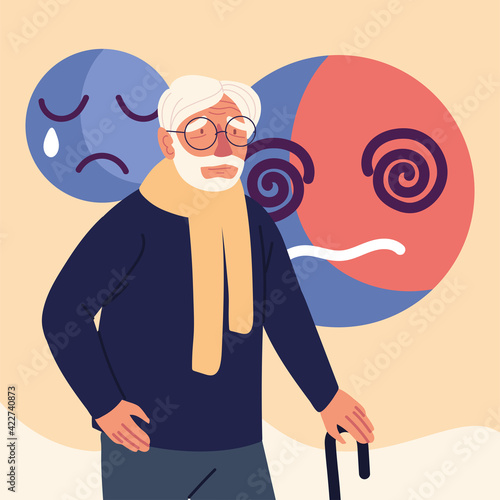 alzheimer old man