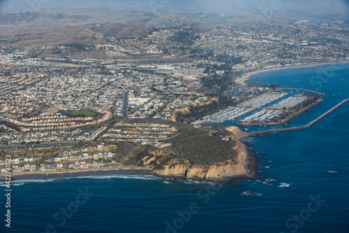 Afternoon aerial view of the city of Dana Point, California, USA. © Matt Gush