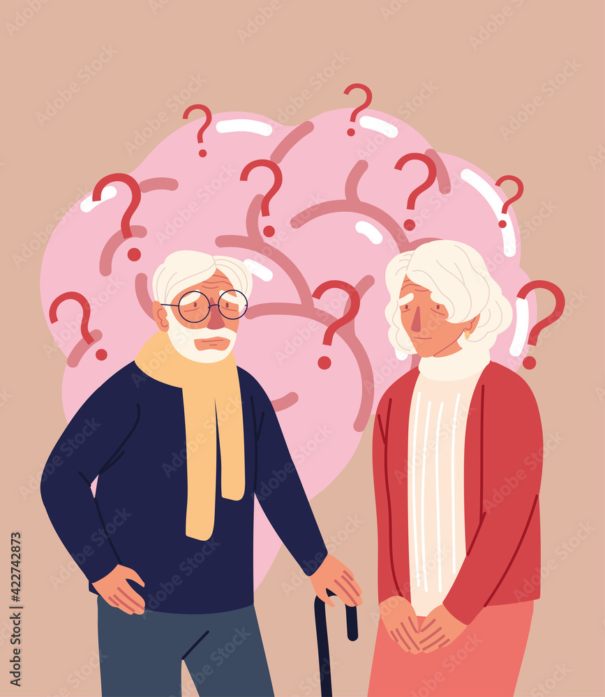 alzheimer old couple