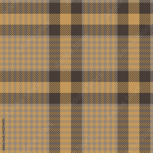 Brown Ombre Plaid textured seamless pattern suitable for fashion textiles and graphics
