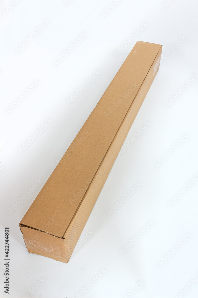 Printed roll-up in a bag packed in a cardboard box. Printed roll-up in a bag packed in a cardboard box.