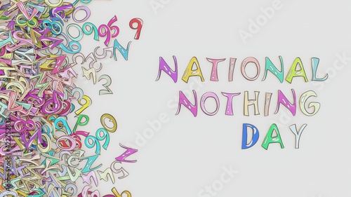 National Nothing Day unofficial holiday in USA