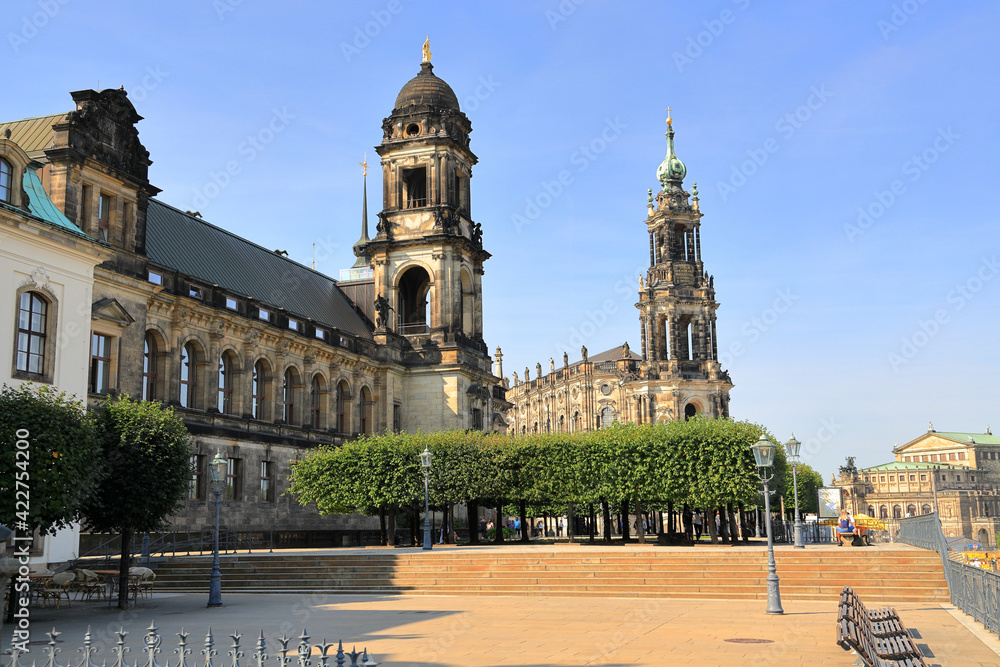 The ancient city of Dresden. Saxony, Germany, Europe.