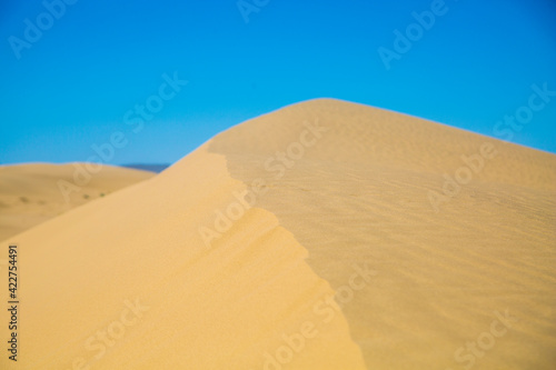sandy hill in the desert  Central Asia  Kazakhstan