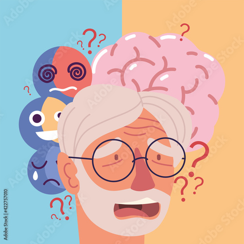 alzheimer old man