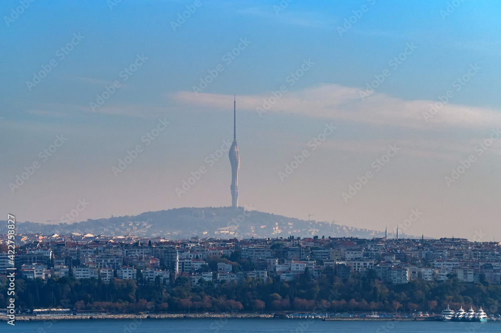 New Kucuk Camlica TV Radio Tower in Istanbul, Turkey. New Kucuk Camlica TV Radio Tower in Istanbul, Turkey.