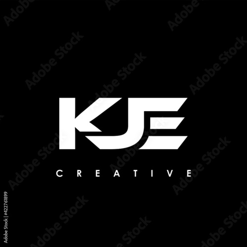 KJE Letter Initial Logo Design Template Vector Illustration