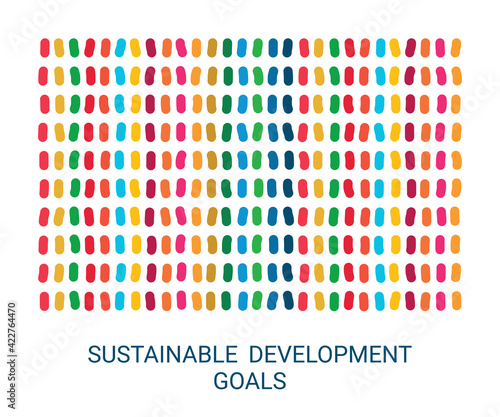Sustainable Development Goals. Vector Illustration EPS. White background