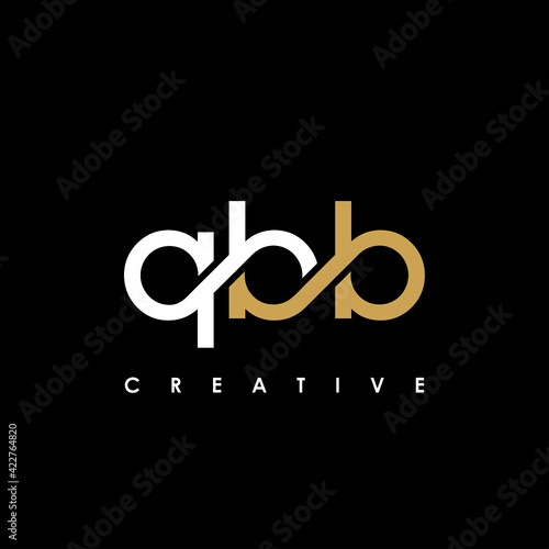 QBB Letter Initial Logo Design Template Vector Illustration