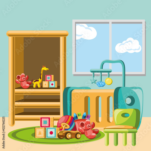 nursery playroom cartoon