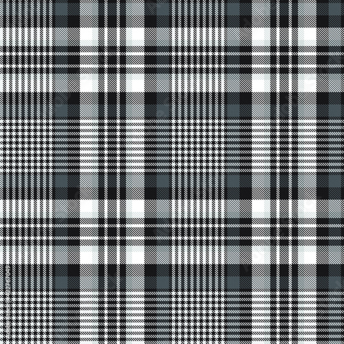 Black and White Ombre Plaid textured seamless pattern suitable for fashion textiles and graphics