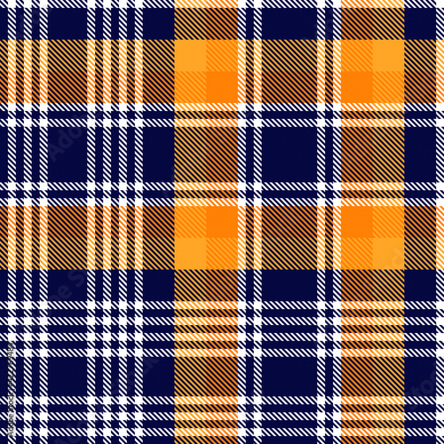 Orange Ombre Plaid textured seamless pattern suitable for fashion textiles and graphics