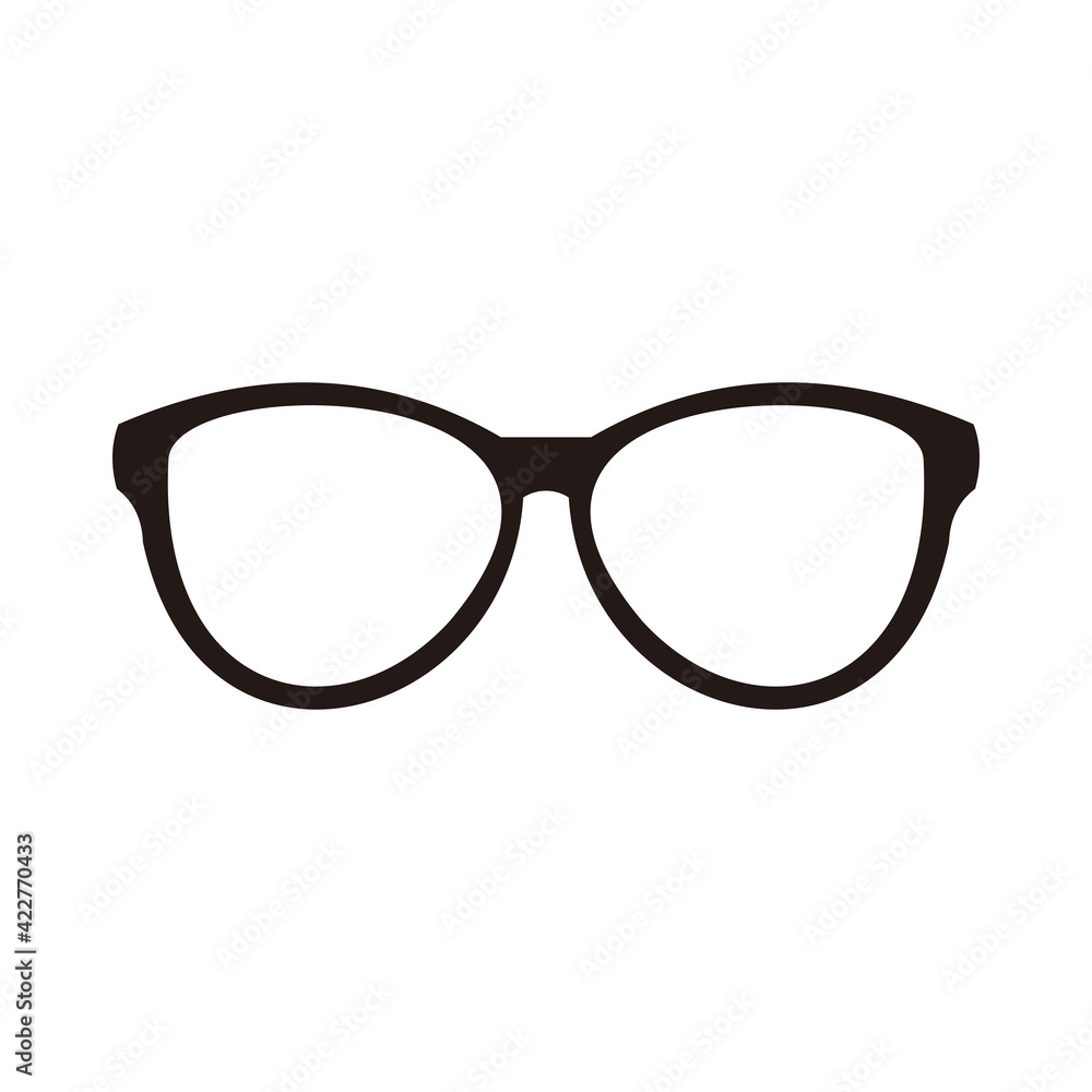 eyeglasses vector icon illustration sign eyeglasses vector icon illustration sign