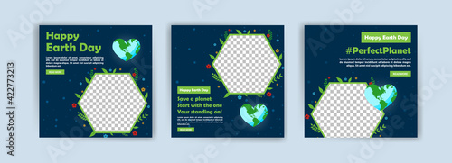 Earth Day. Education to protect the environment. Banner vector for social media ads, web ads, business messages, discount flyers and big sale banners.