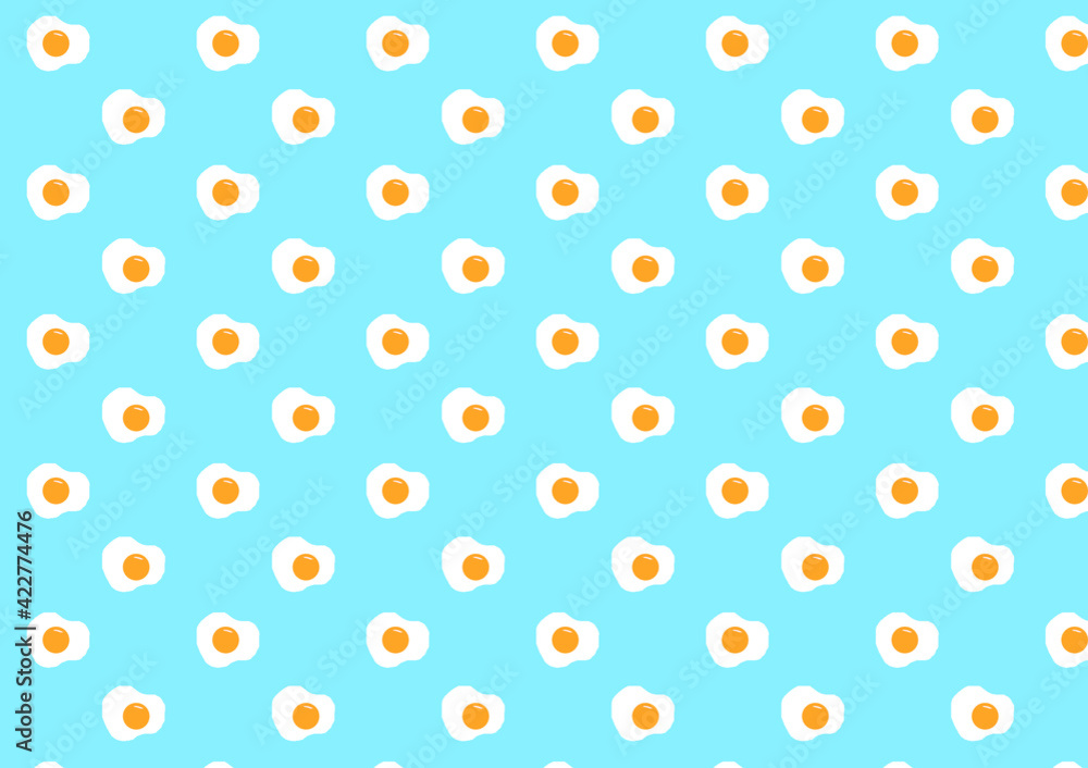 seamless pattern with fried egg seamless pattern with fried egg
